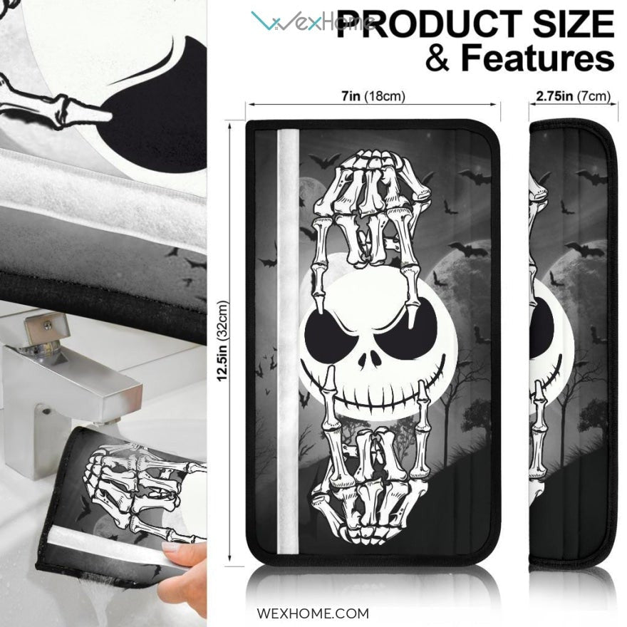 The Nightmare Before Christmas Cartoon Seat Belt Covers | Horror Jack Skellington Belt Covers