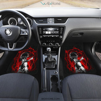 Natsu Dragneel Front And Back Car Mats