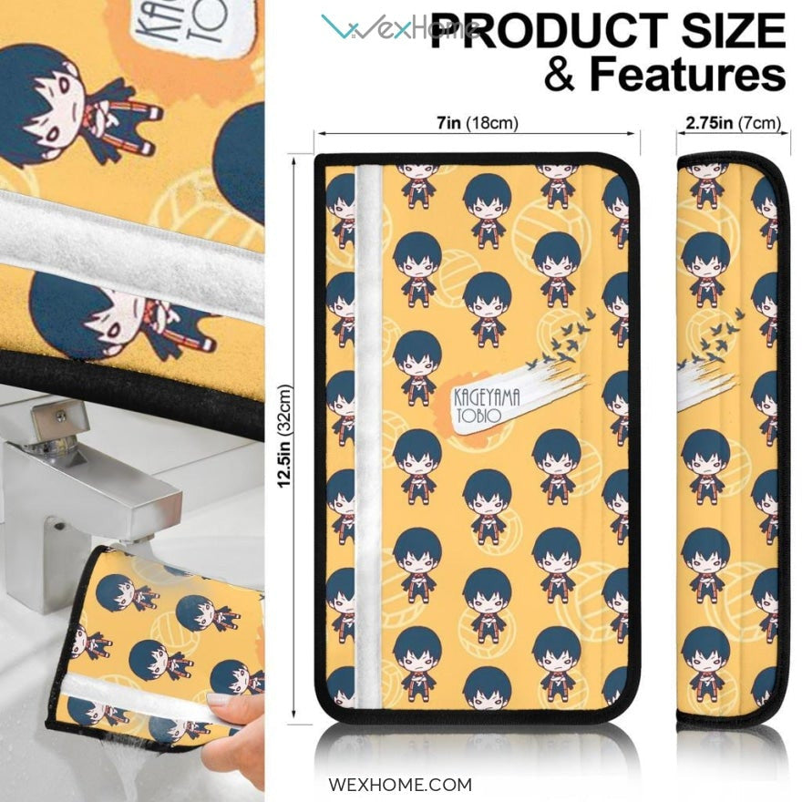Tobio Kageyama Seat Belt Covers