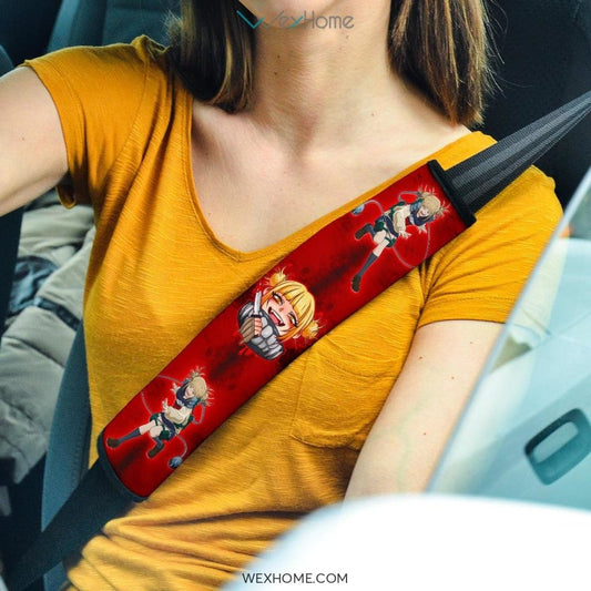 My Hero Academia Anime Seat Belt Covers | MHA Himiko Don't Scare Belt Covers