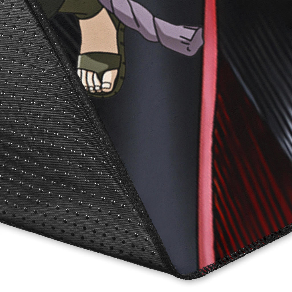 Naruto Anime Itachi Sasuke Uchiha Fighting Area Rug Home Decor