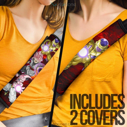 Dragon Ball Anime DB Evil Universe Villains Black Goku Frieza Buu Seat Belt Covers