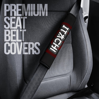 Naruto Anime Itachi Uchiha Reincarnation Rogue Konoha Symbol Seat Belt Covers