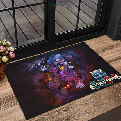 Pokemon Anime Scary Pokemon Evolution Halloween Cosplay Door Mat Home Decor