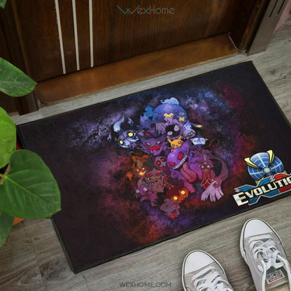 Pokemon Anime Scary Pokemon Evolution Halloween Cosplay Door Mat Home Decor