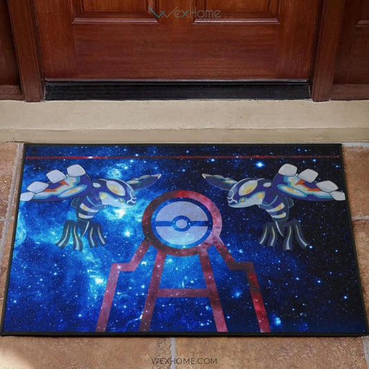 Pokemon Anime Kyogre Water Pokemon Fantastic Galaxy Door Mat Home Decor