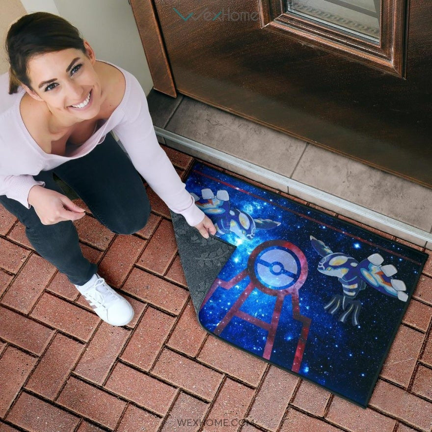 Pokemon Anime Kyogre Water Pokemon Fantastic Galaxy Door Mat Home Decor