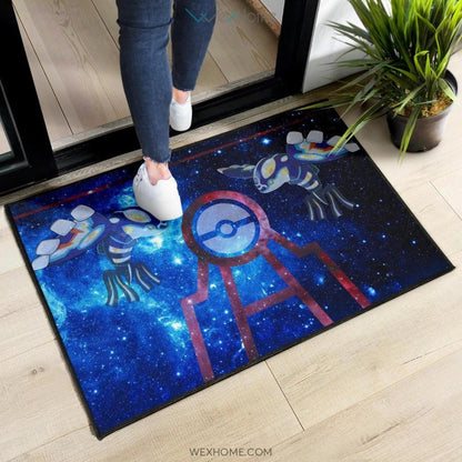 Pokemon Anime Kyogre Water Pokemon Fantastic Galaxy Door Mat Home Decor
