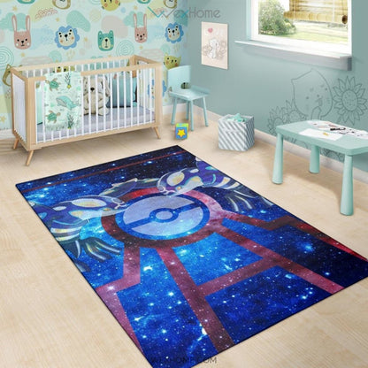 Pokemon Anime Kyogre Water Pokemon Fantastic Galaxy Area Rug Home Decor