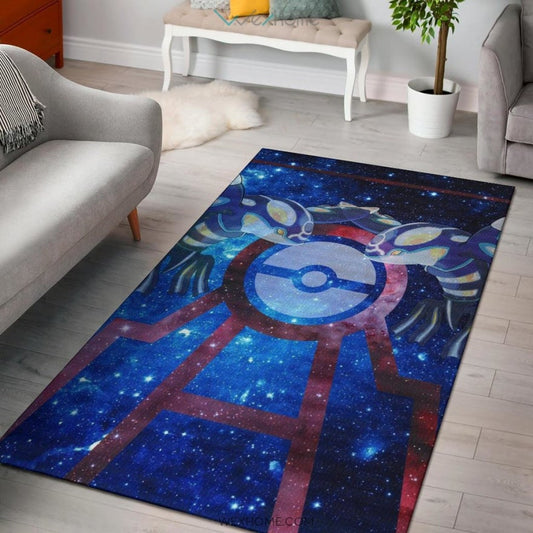Pokemon Anime Kyogre Water Pokemon Fantastic Galaxy Area Rug Home Decor