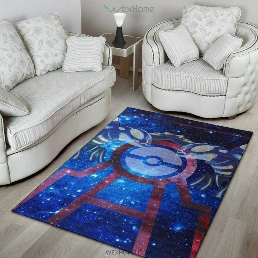 Pokemon Anime Kyogre Water Pokemon Fantastic Galaxy Area Rug Home Decor
