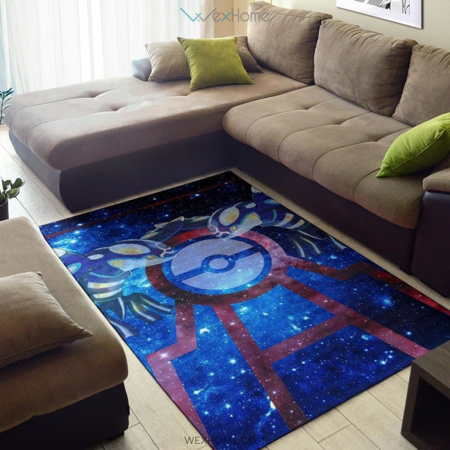 Pokemon Anime Kyogre Water Pokemon Fantastic Galaxy Area Rug Home Decor