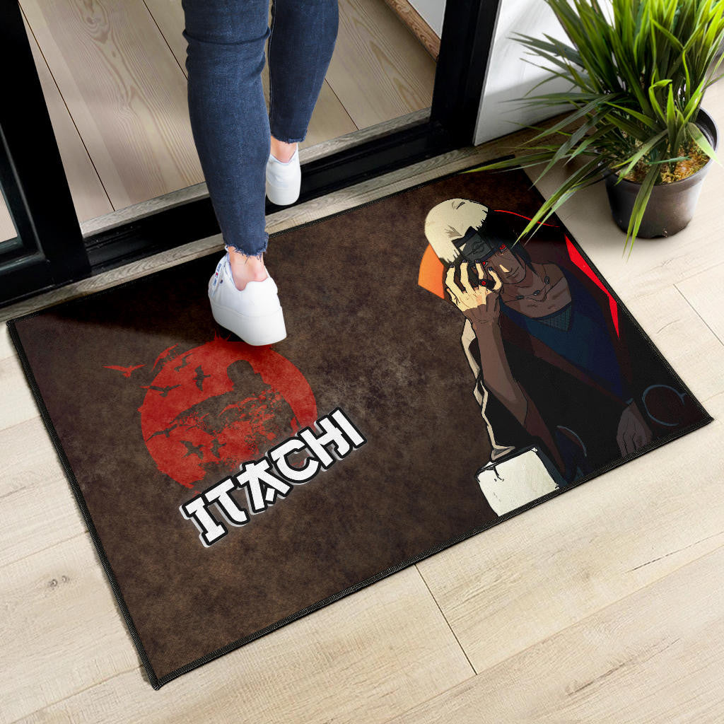 Naruto Anime Itachi Uchiha Rogue Ninja Door Mat Home Decor