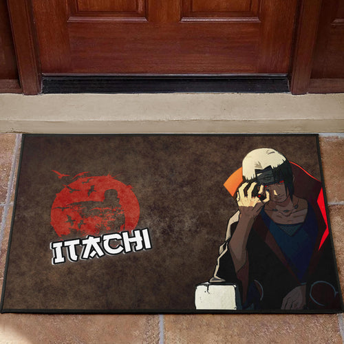 Naruto Anime Itachi Uchiha Rogue Ninja Door Mat Home Decor