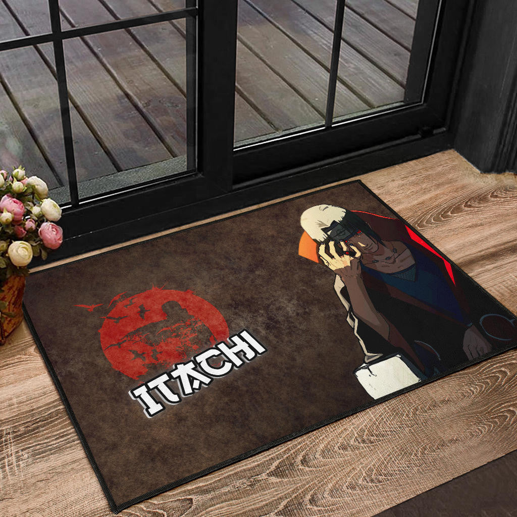 Naruto Anime Itachi Uchiha Rogue Ninja Door Mat Home Decor