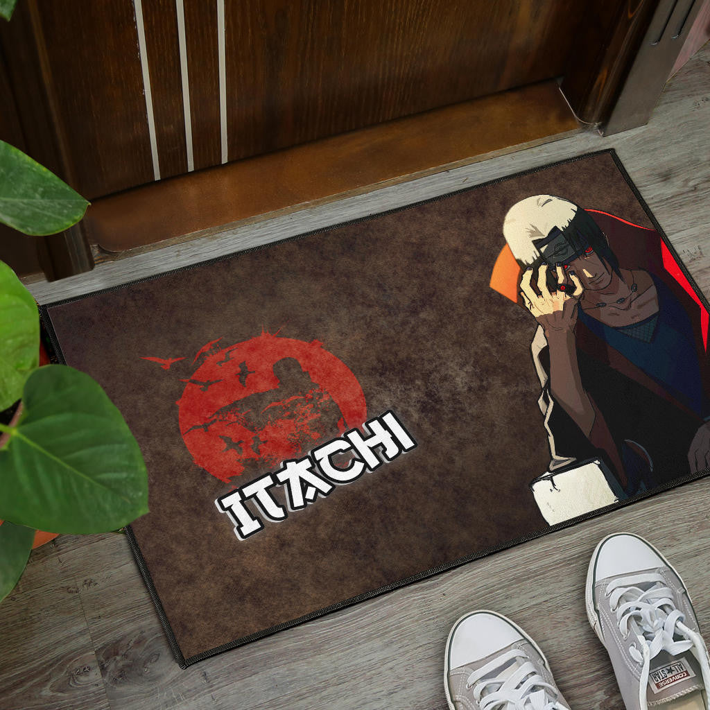 Naruto Anime Itachi Uchiha Rogue Ninja Door Mat Home Decor