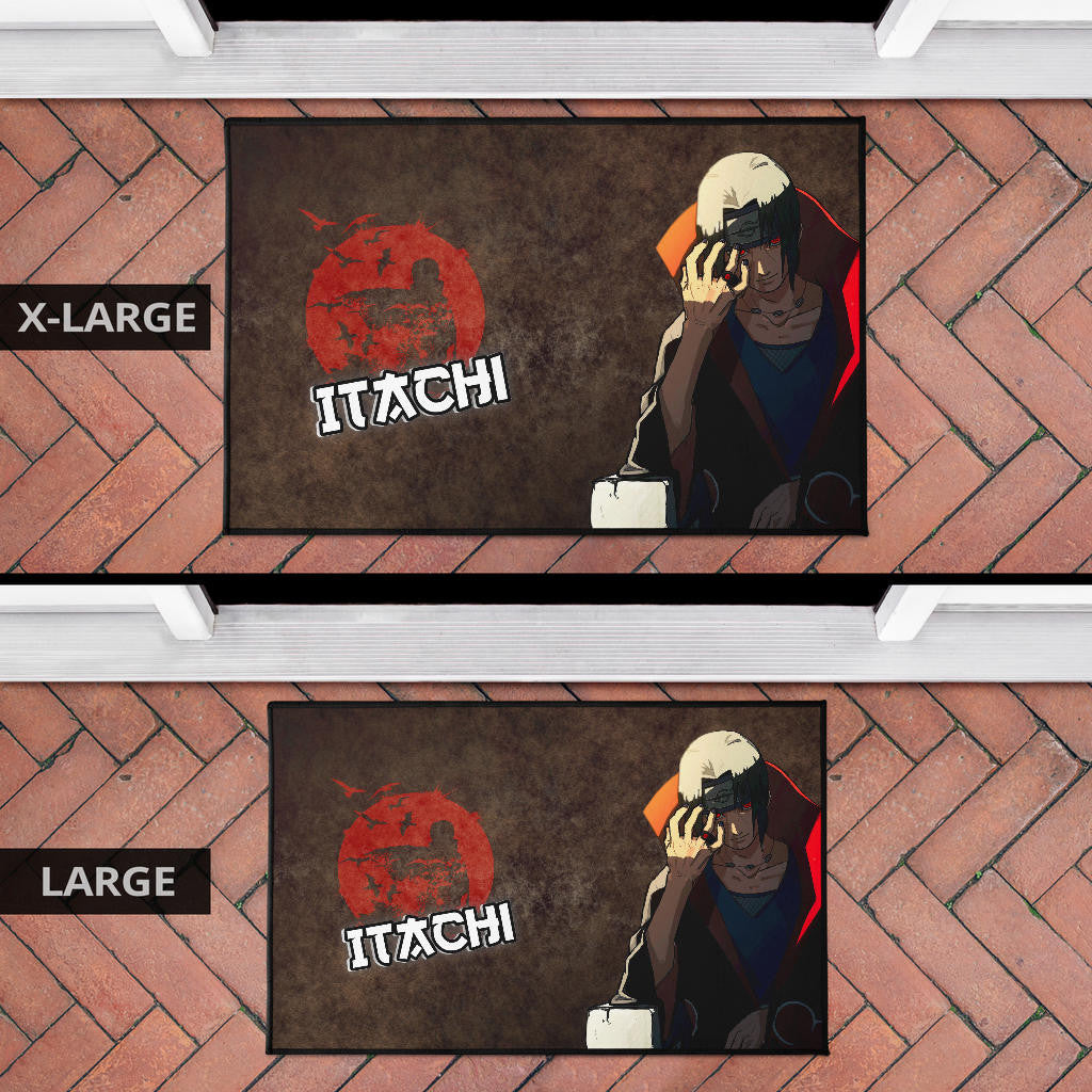 Naruto Anime Itachi Uchiha Rogue Ninja Door Mat Home Decor