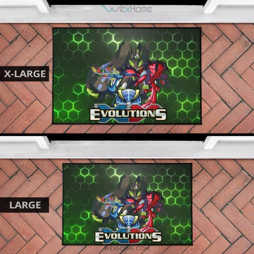Pokemon Anime Pokemon XY Evolution Electronic Background Door Mat Home Decor
