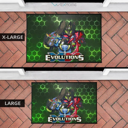 Pokemon Anime Pokemon XY Evolution Electronic Background Door Mat Home Decor
