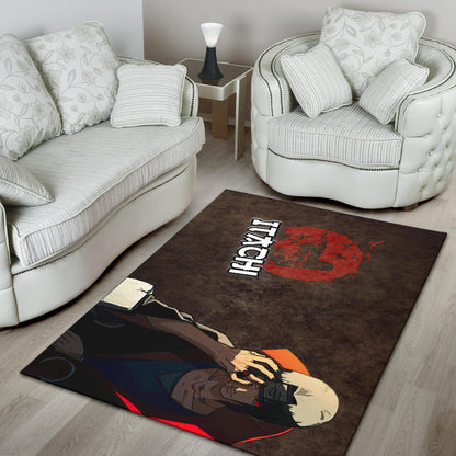 Naruto Anime Itachi Uchiha Rogue Ninja Area Rug Home Decor