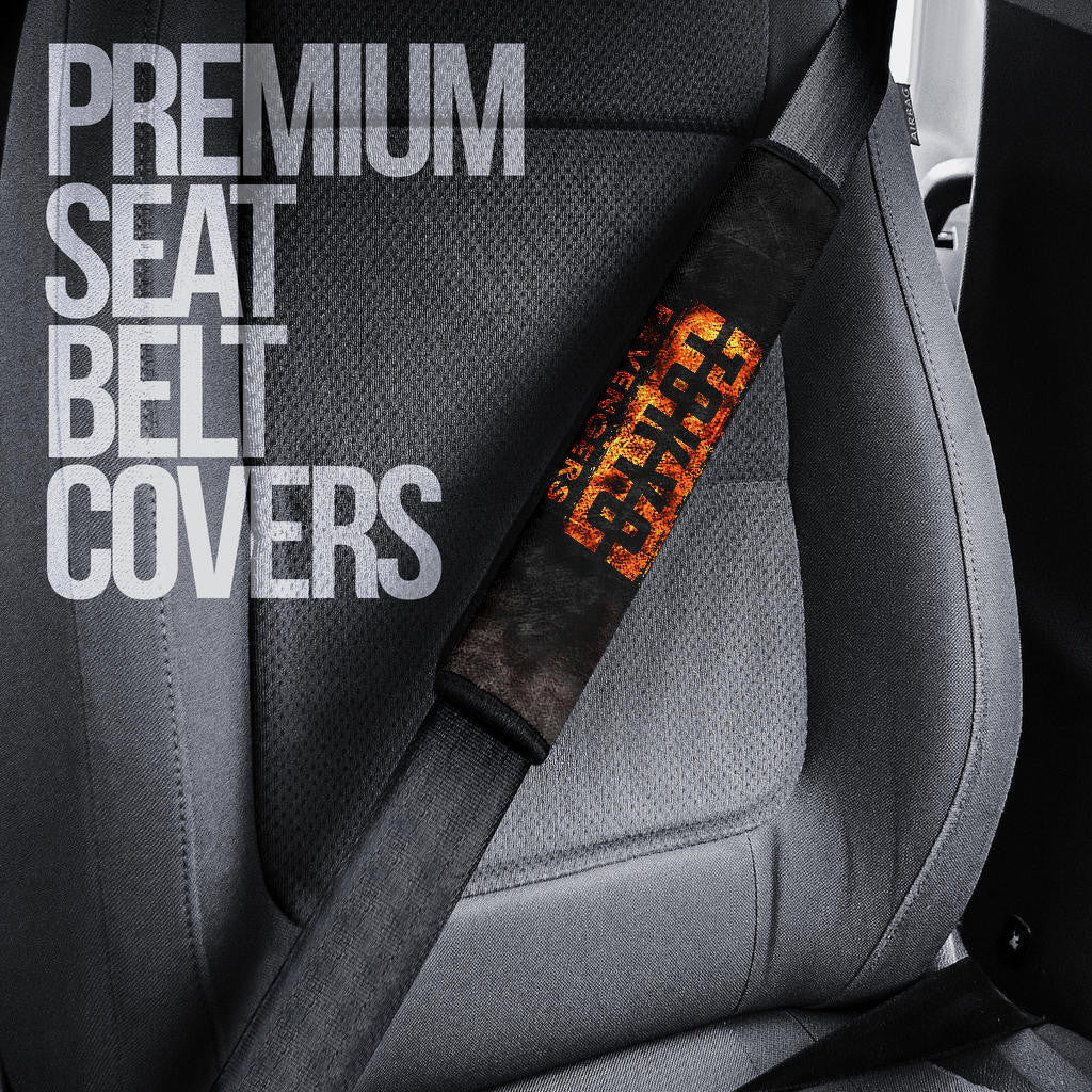 Tokyo Revengers Anime Cool Mikey Walking Golden Text Seat Belt Covers