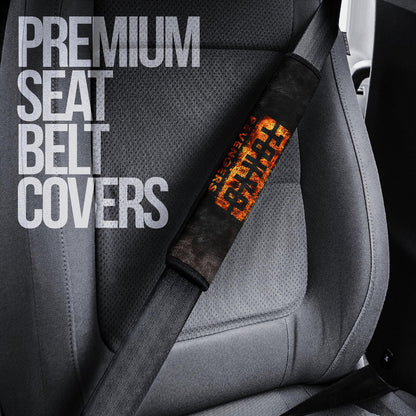 Tokyo Revengers Anime Cool Mikey Walking Golden Text Seat Belt Covers