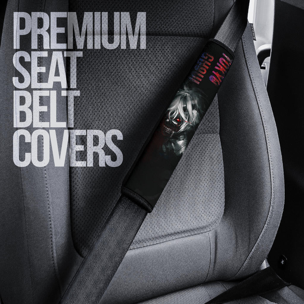 Tokyo Ghoul Anime Ken Main Characters Monster Face Mode Seat Belt Covers