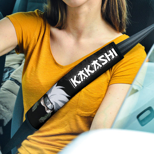 Naruto Anime Kakashi Sharingan Copy Ninja Seat Belt Covers