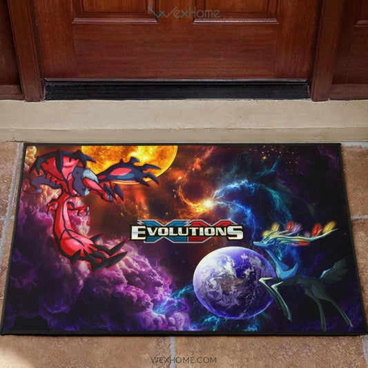 Pokemon Anime Pokemon X And Y Evolutions Fantastic Planet Door Mat Home Decor