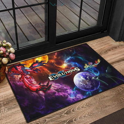 Pokemon Anime Pokemon X And Y Evolutions Fantastic Planet Door Mat Home Decor