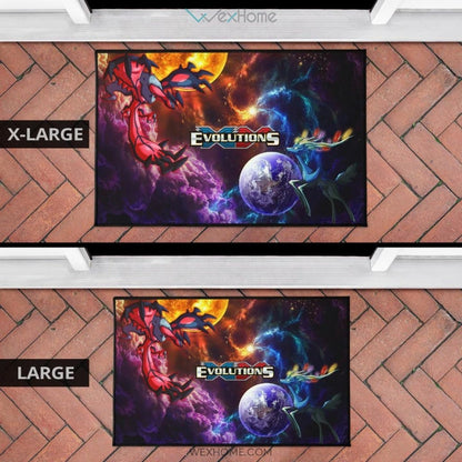 Pokemon Anime Pokemon X And Y Evolutions Fantastic Planet Door Mat Home Decor
