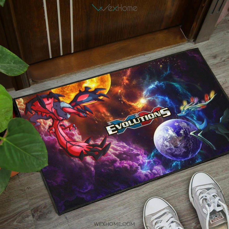 Pokemon Anime Pokemon X And Y Evolutions Fantastic Planet Door Mat Home Decor