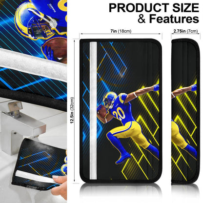Los Angeles Rams American Football Team Cool Jalen Ramsey 20 Running Electronic Seat Belt Covers
