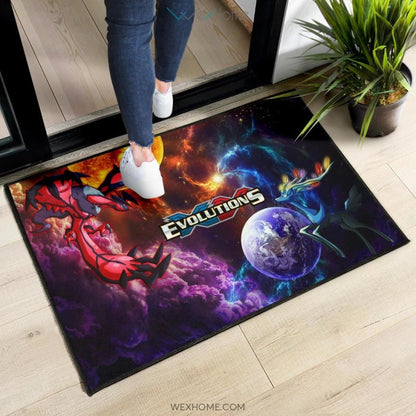 Pokemon Anime Pokemon X And Y Evolutions Fantastic Planet Door Mat Home Decor