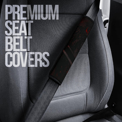 Berserk Anime Guts Wearing Berserker Armor In The Dark Seat Belt Covers