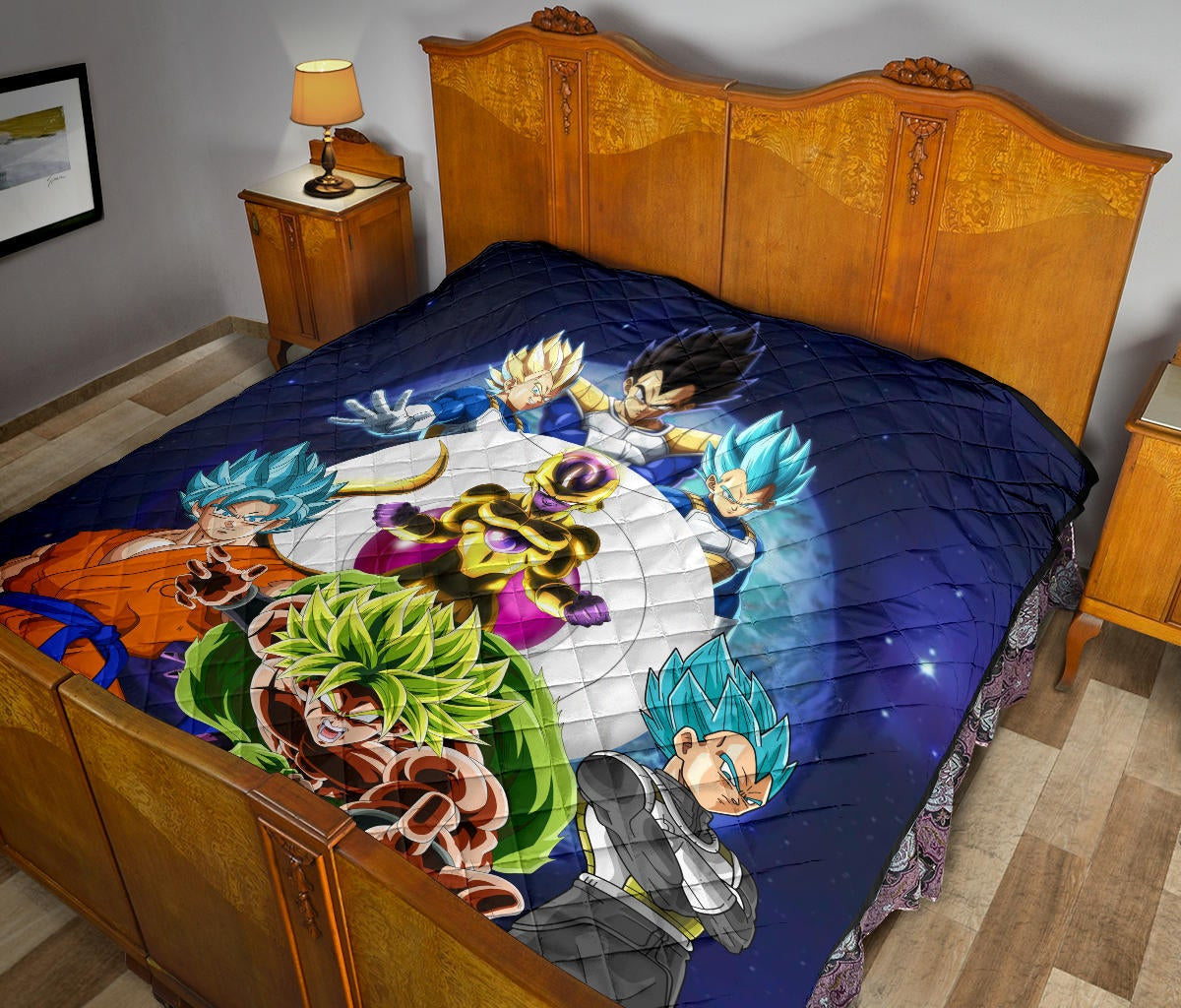 Dragon Ball Anime DB Super Saiyan Characters Broly Goku Premium Quilt Blanke