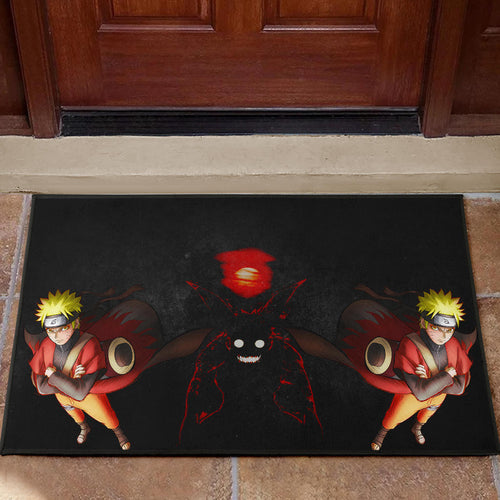 Naruto Anime Naruto Sage Mode With Four Tails Naruto Door Mat Home Decor