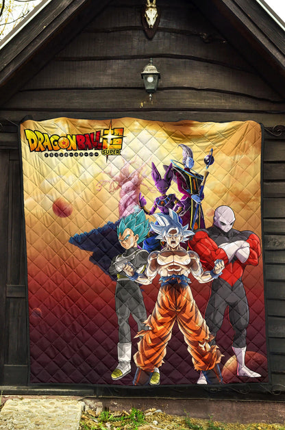 Dragon Ball Anime DB Super Saiyan Beerus Jiren Desert Premium Quilt Blanke