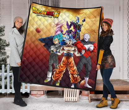 Dragon Ball Anime DB Super Saiyan Beerus Jiren Desert Premium Quilt Blanke