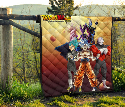Dragon Ball Anime DB Super Saiyan Beerus Jiren Desert Premium Quilt Blanke