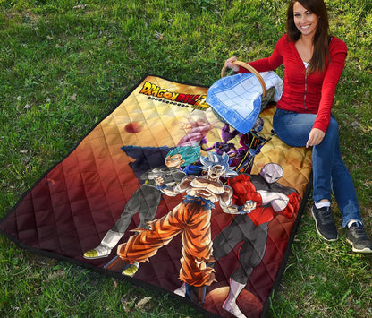 Dragon Ball Anime DB Super Saiyan Beerus Jiren Desert Premium Quilt Blanke