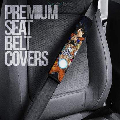 Dragon Ball Anime DB Goku All Forms Vs Golden Frieza And Jiren Seat Belt Covers