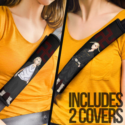Tokyo Revengers Manga Anime Cool Haitani Brothers Rindou And Ran Seat Belt Covers