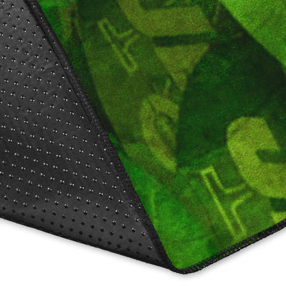 New York American Football Jets Football Player 89 Celebrating Score Holding Ball  Area Rug Home Decor