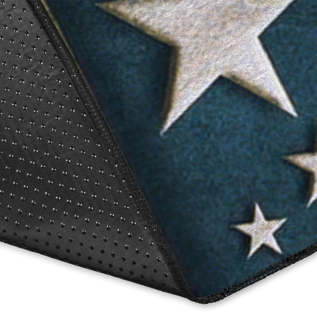 US Independence Day U.S Navy Eagle On American Flag Area Rug Home Decor