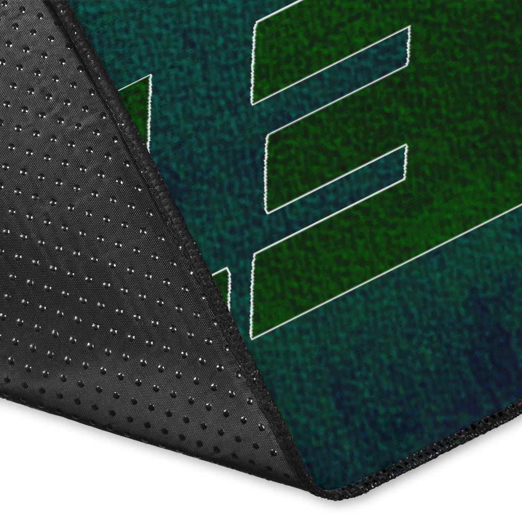 New York American Football Jets Football Player 24 Running Fading American Flag Area Rug Home Decor