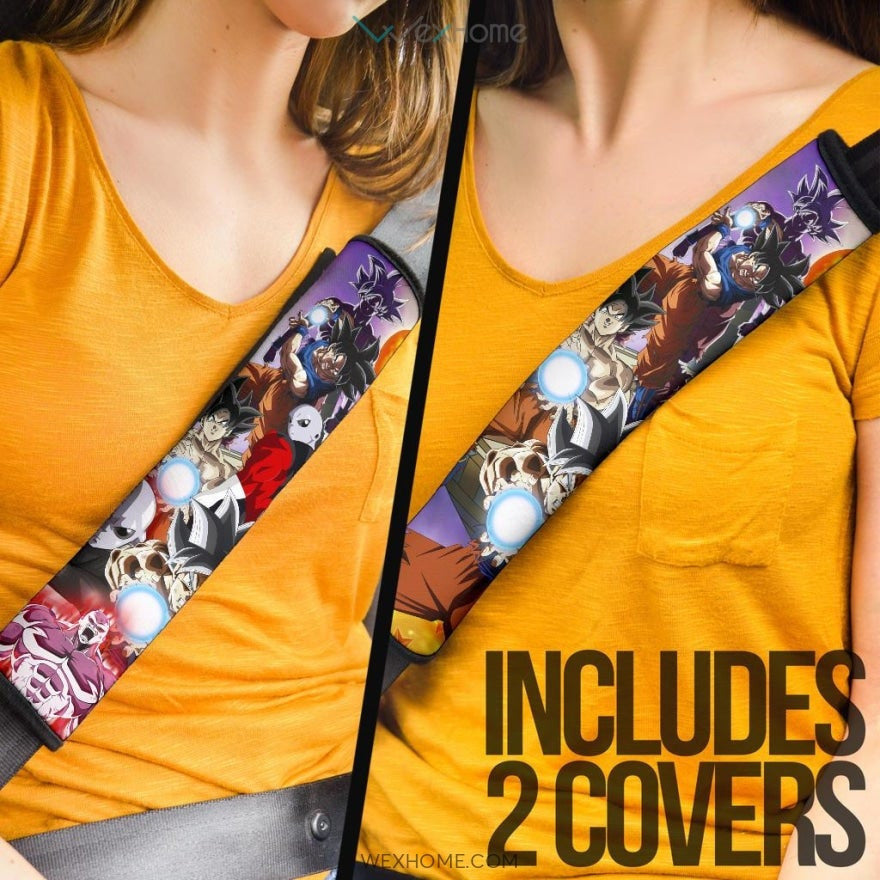 Dragon Ball Anime DB Goku Vs Jiren Fighting For Balls Seat Belt Covers