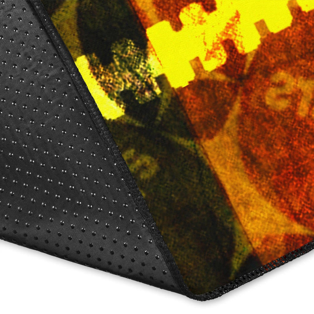Pittsburgh Steelers American Football Team Flaming Steelers Background Area Rug Home Decor
