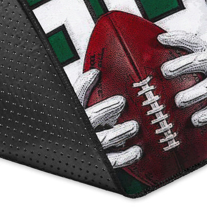 New York American Football Jets Football Cool Player Dark Green Theme Area Rug Home Decor