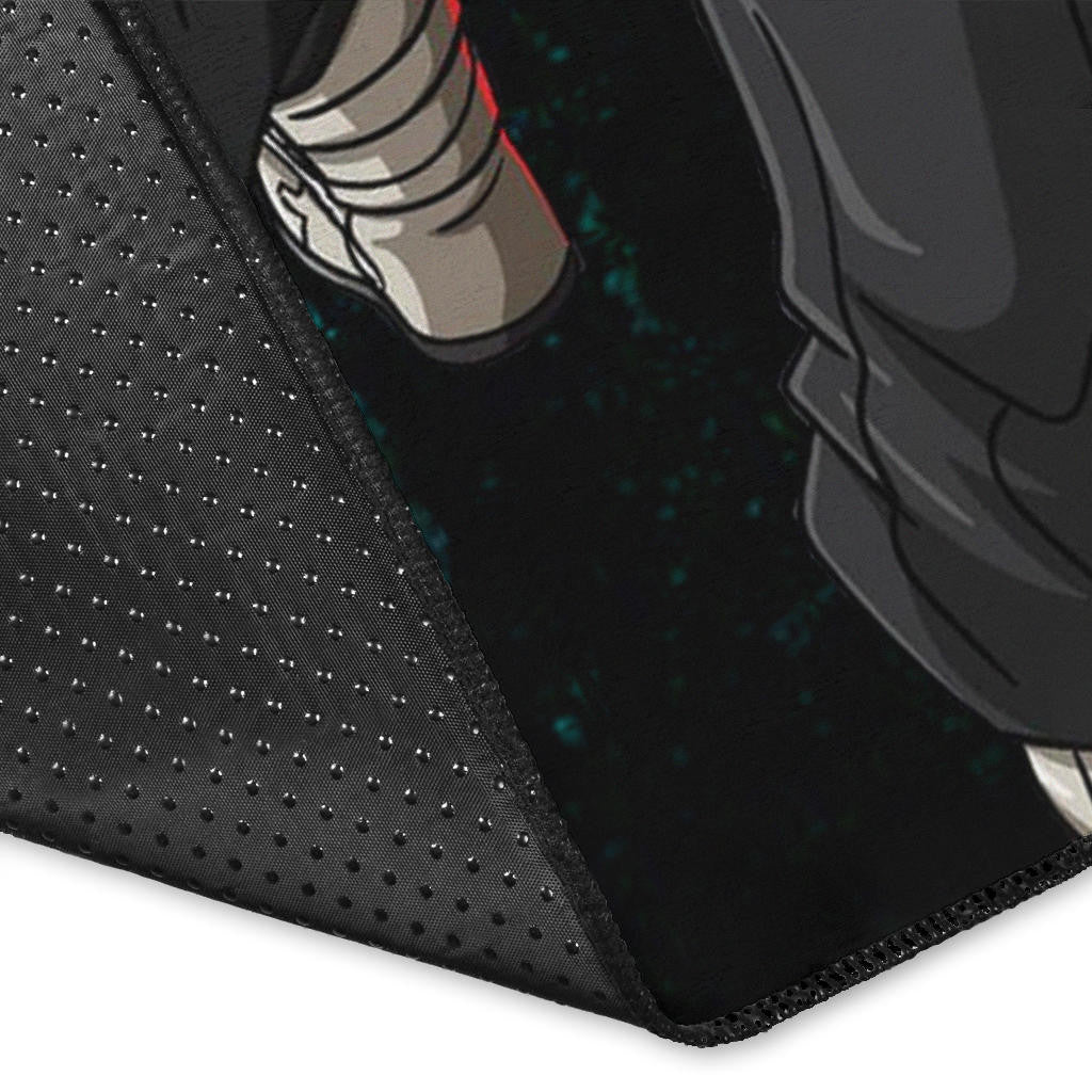 Tokyo Revengers Anime Mikey And Draken No Emotional Face Black And Red Theme Area Rug Home Decor